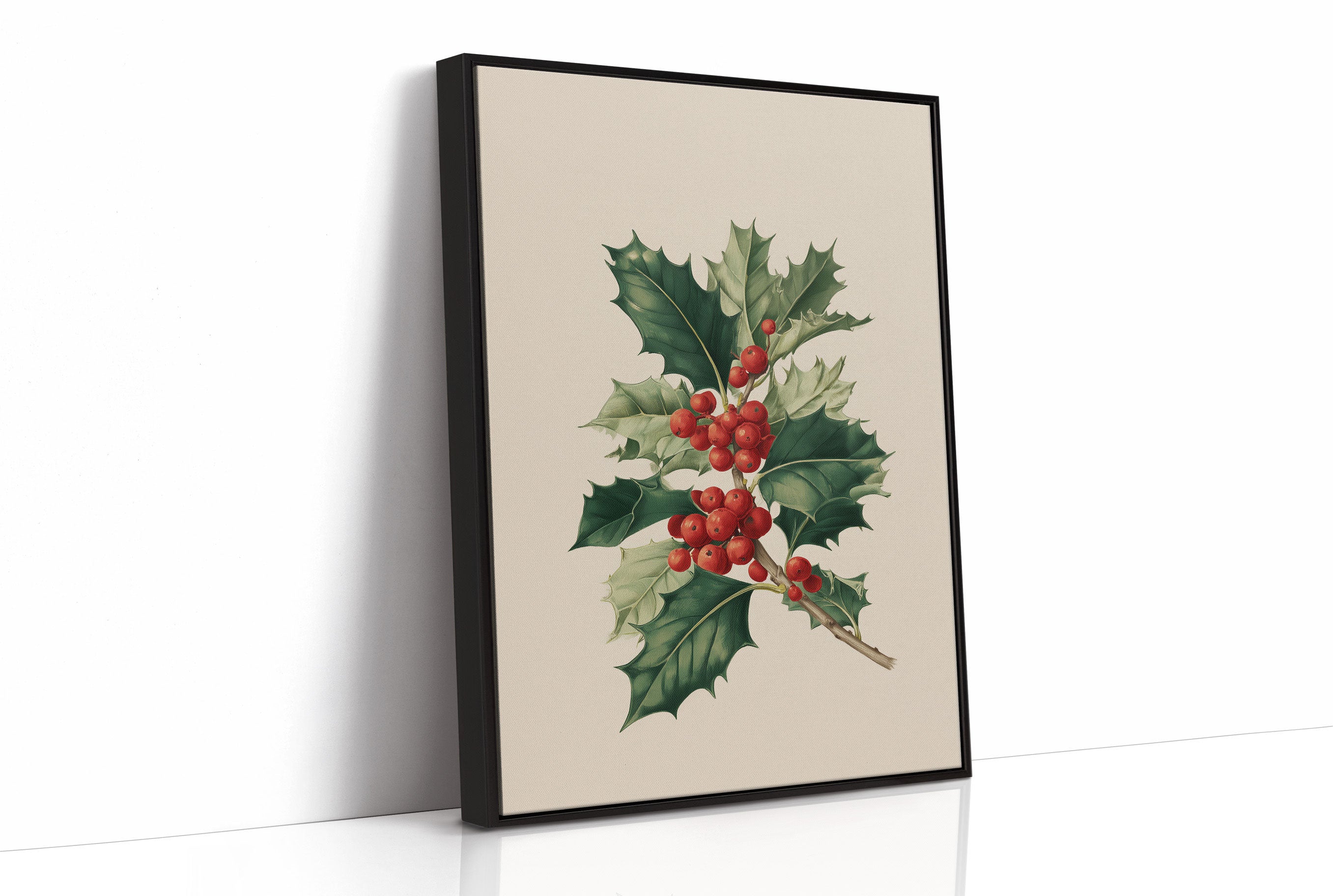 Holly Berries Paint December's Story