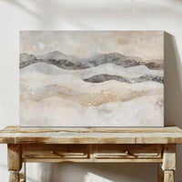 Winter Dunes Dance With Mountains