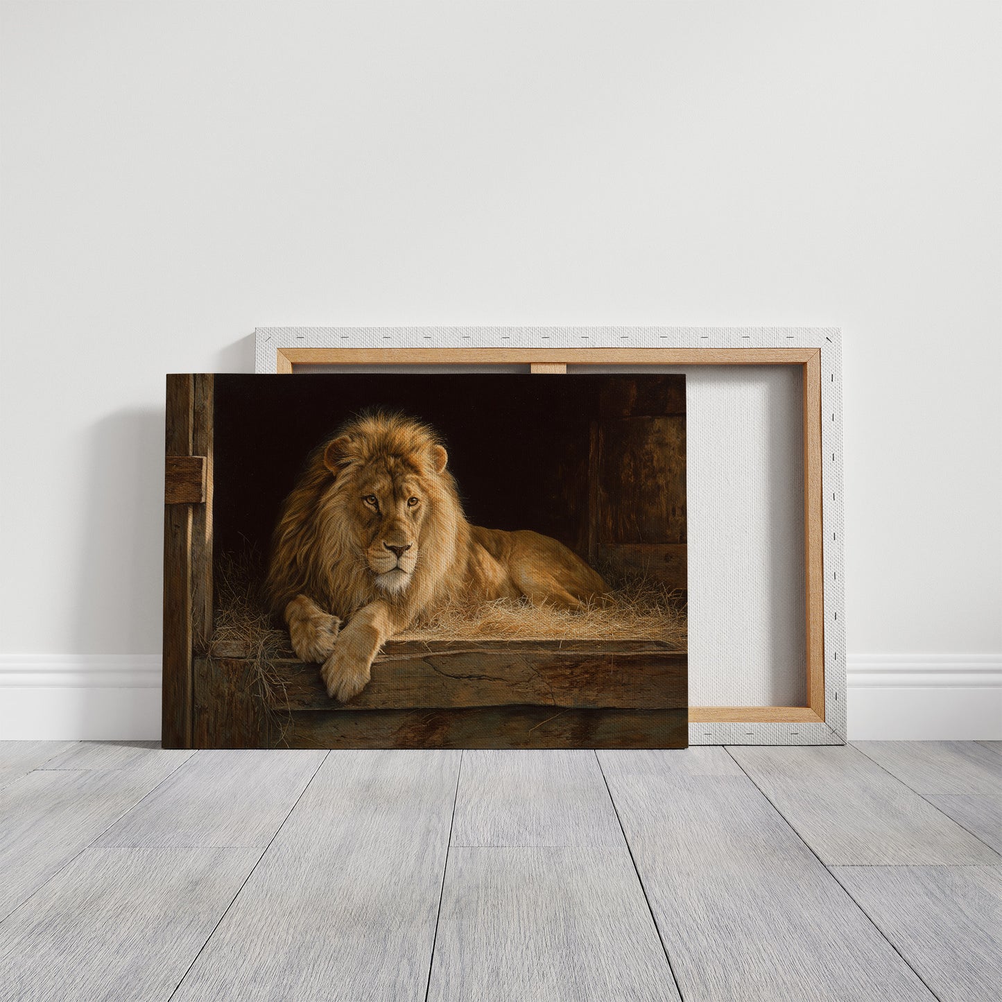 Noble Beast Rests In Golden Light