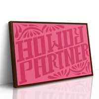 Howdy Partner in Playful Pink Western Style