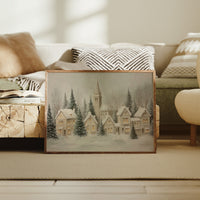 Snow Falls On Silent Chapel Street