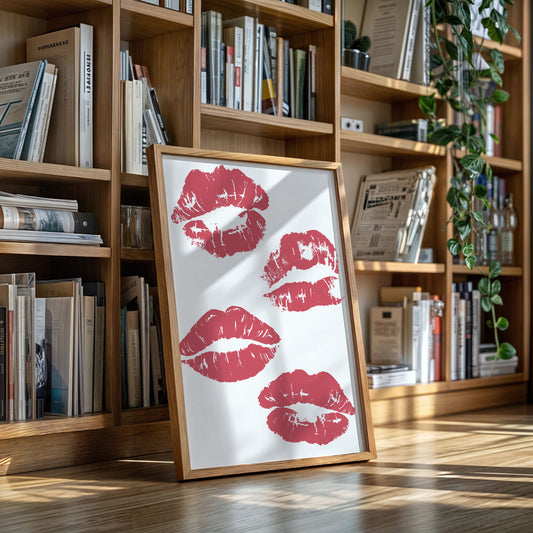 Coral Kisses Paint Modern Romance
