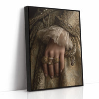 Serpent Coils Through Ancient Lace