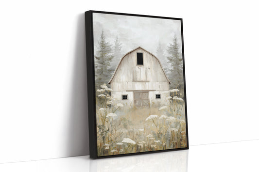 Wildflowers Meet The Old Barn