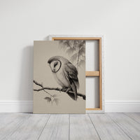 Twilight Perch In Gentle Gray