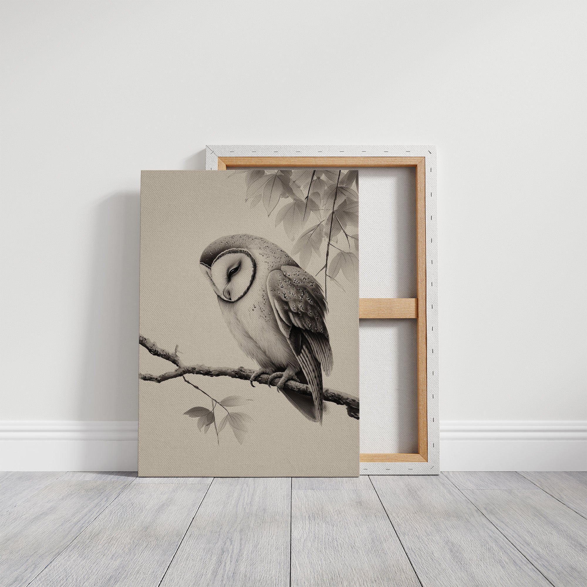 Twilight Perch In Gentle Gray