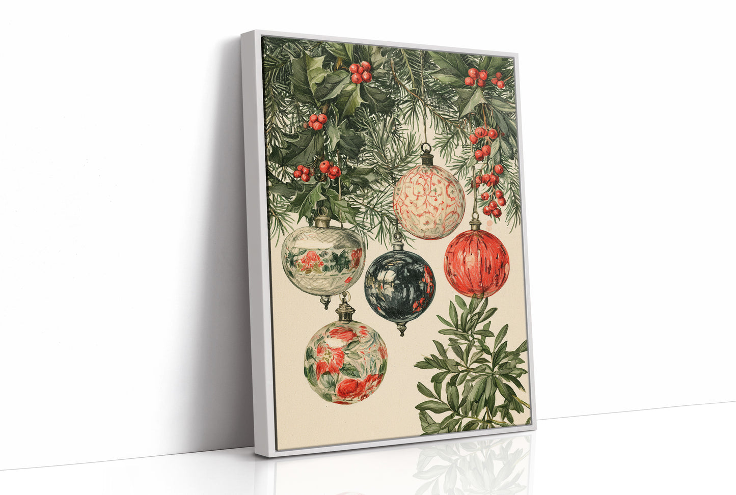 Painted Ornaments in the Boughs