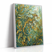 Kelp Disguise: Watercolor Leafy Sea Dragon