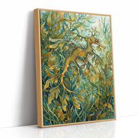 Kelp Disguise: Watercolor Leafy Sea Dragon