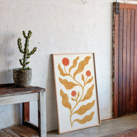 Golden Leaves Hold Coral Stories