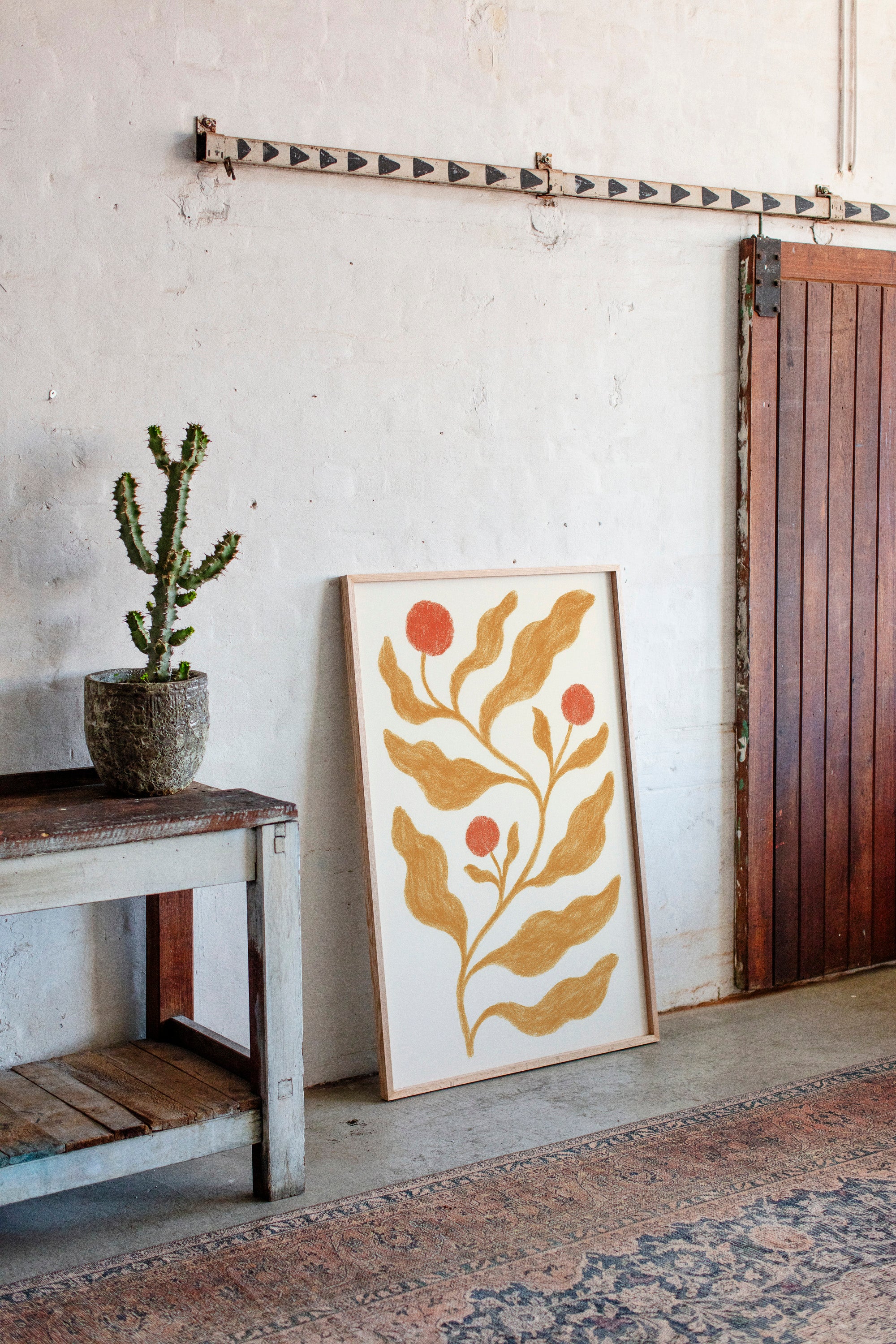 Golden Leaves Hold Coral Stories