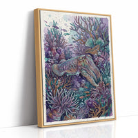 Iridescent Camouflage: Watercolor Cuttlefish Study