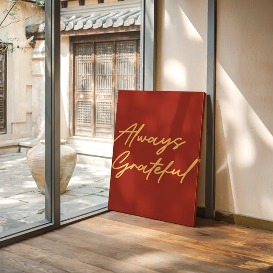 Autumn Letters Carry Simple Grace