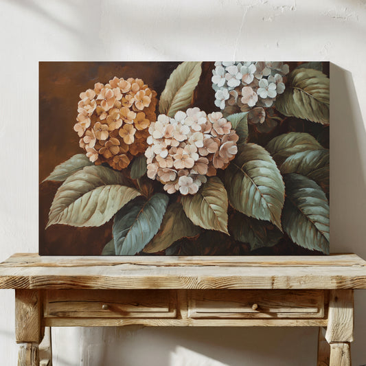 Autumn Hydrangeas Paint Golden Stories