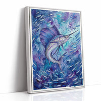 Sail Unfurled: Watercolor Sailfish Study