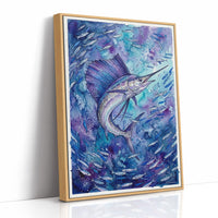 Sail Unfurled: Watercolor Sailfish Study