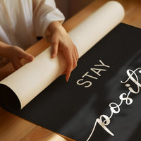 Stay Positive Script Typography
