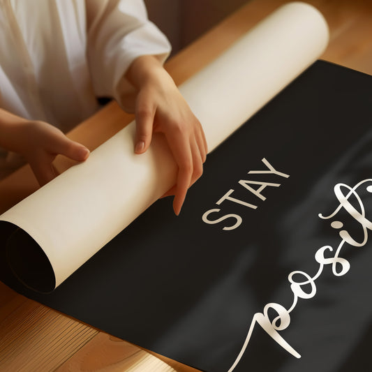 Stay Positive Script Typography
