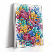 Coral Garden: Watercolor Reef Ecosystem Study