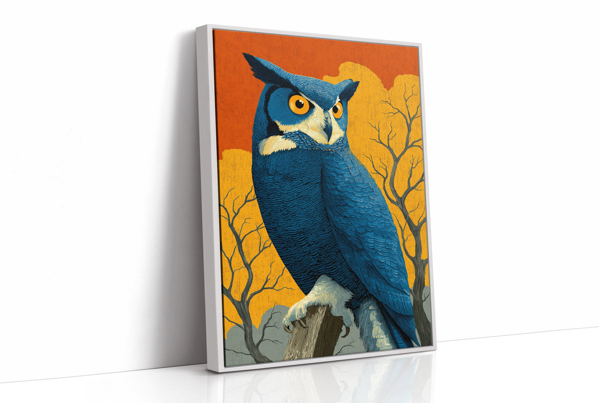 Unimpressed at Sunset: Owl Judges Quietly
