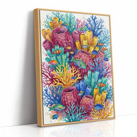 Coral Garden: Watercolor Reef Ecosystem Study