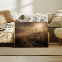 Faith Stands Tall At Dawn's Edge