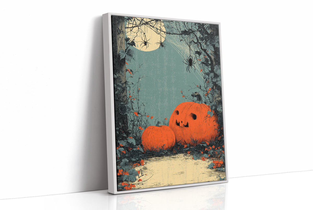 Pumpkin Patch: Spiders Dropping In