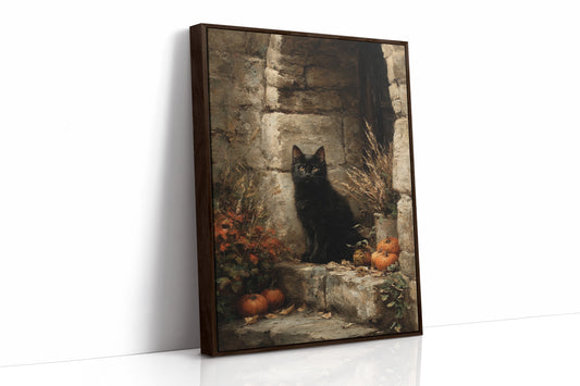 A Watchful Presence Amidst Autumn