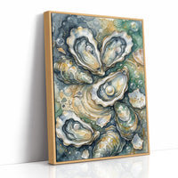 Oyster Bed: Watercolor Pearl Study