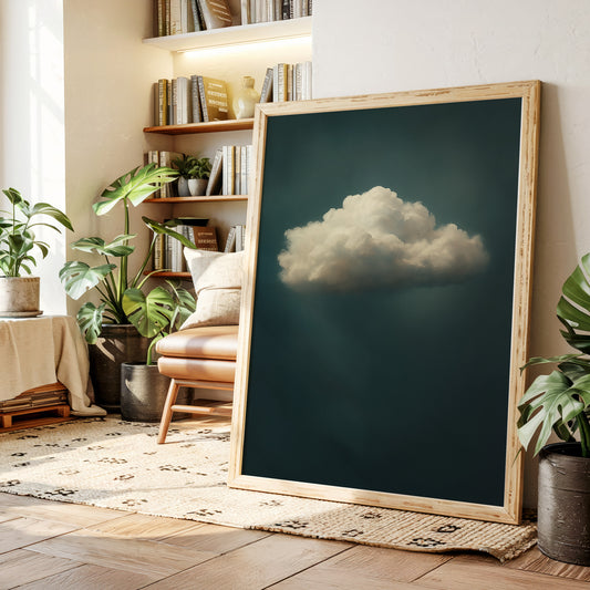 Solitary Cloud in Still Air