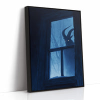 Midnight Visitor At Winter's Window