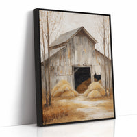 Hay Barn Stories At Sunset