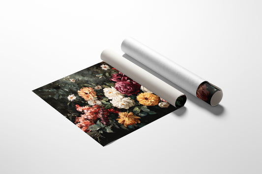 Blooms Dance In Velvet Darkness