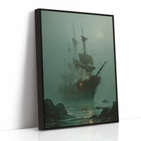 Phantom Vessel In Misty Waters