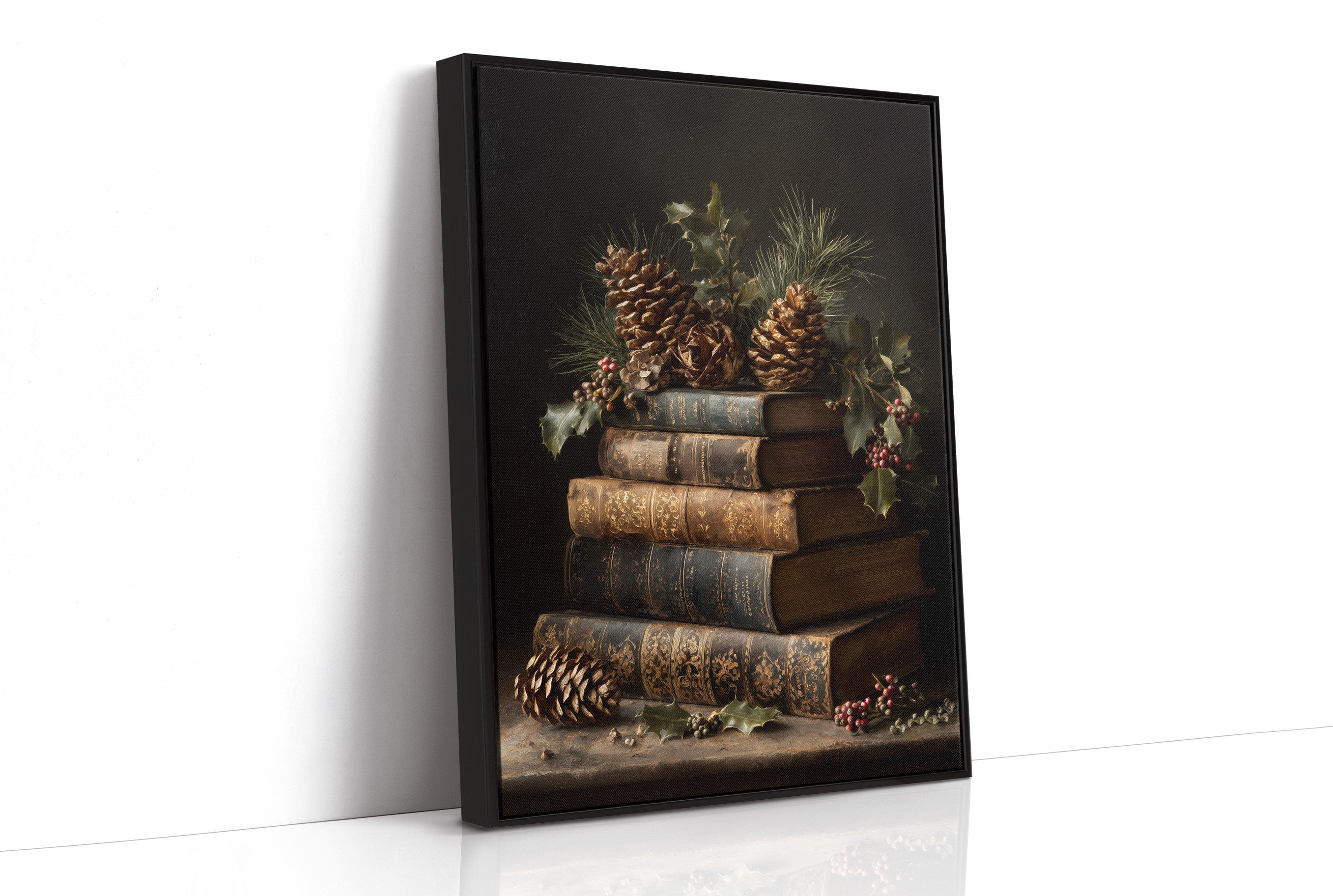 Winter Stories Rest On Leather Spines