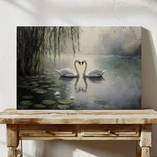 Swans Dance Among Lotus Dreams