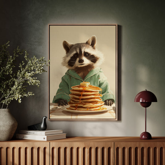 Morning Feast with a Furry Friend