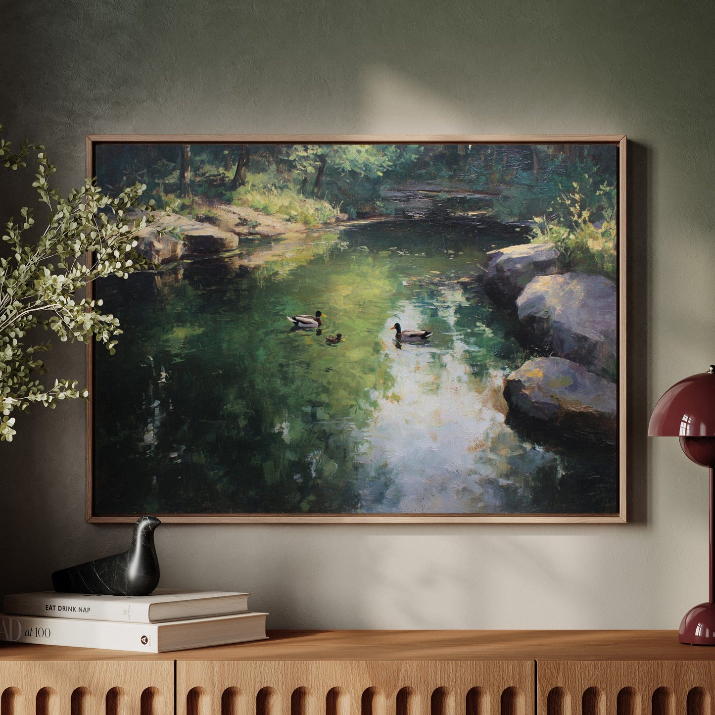 Mallards Find Their Secret Pool