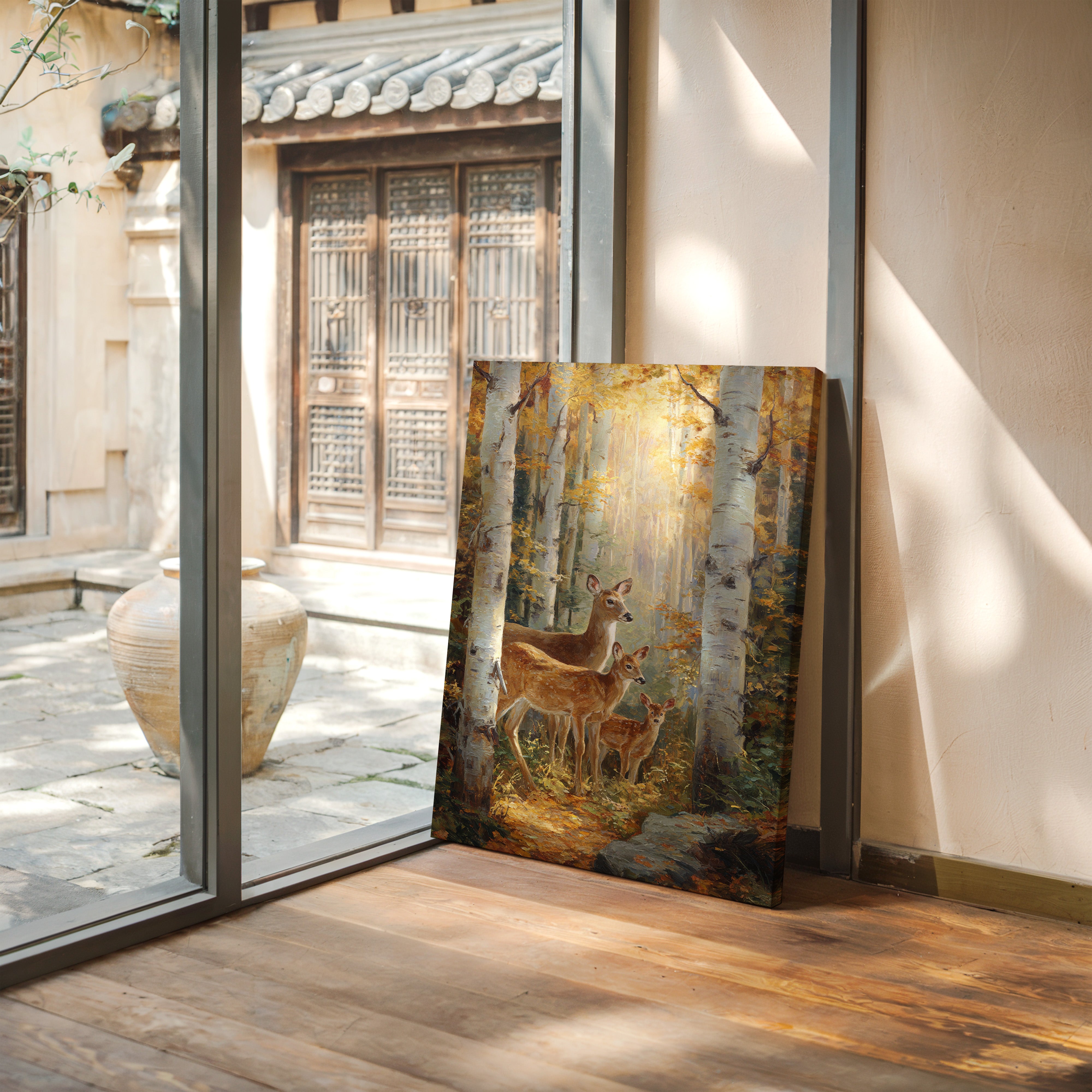 Sunlit Aspen Path Guides Family Home