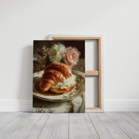Croissant and Roses