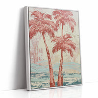 Coral Palms, Waves of Sage