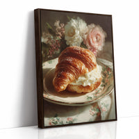 Croissant and Roses