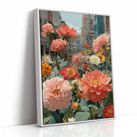Dahlias Took Over the Street
