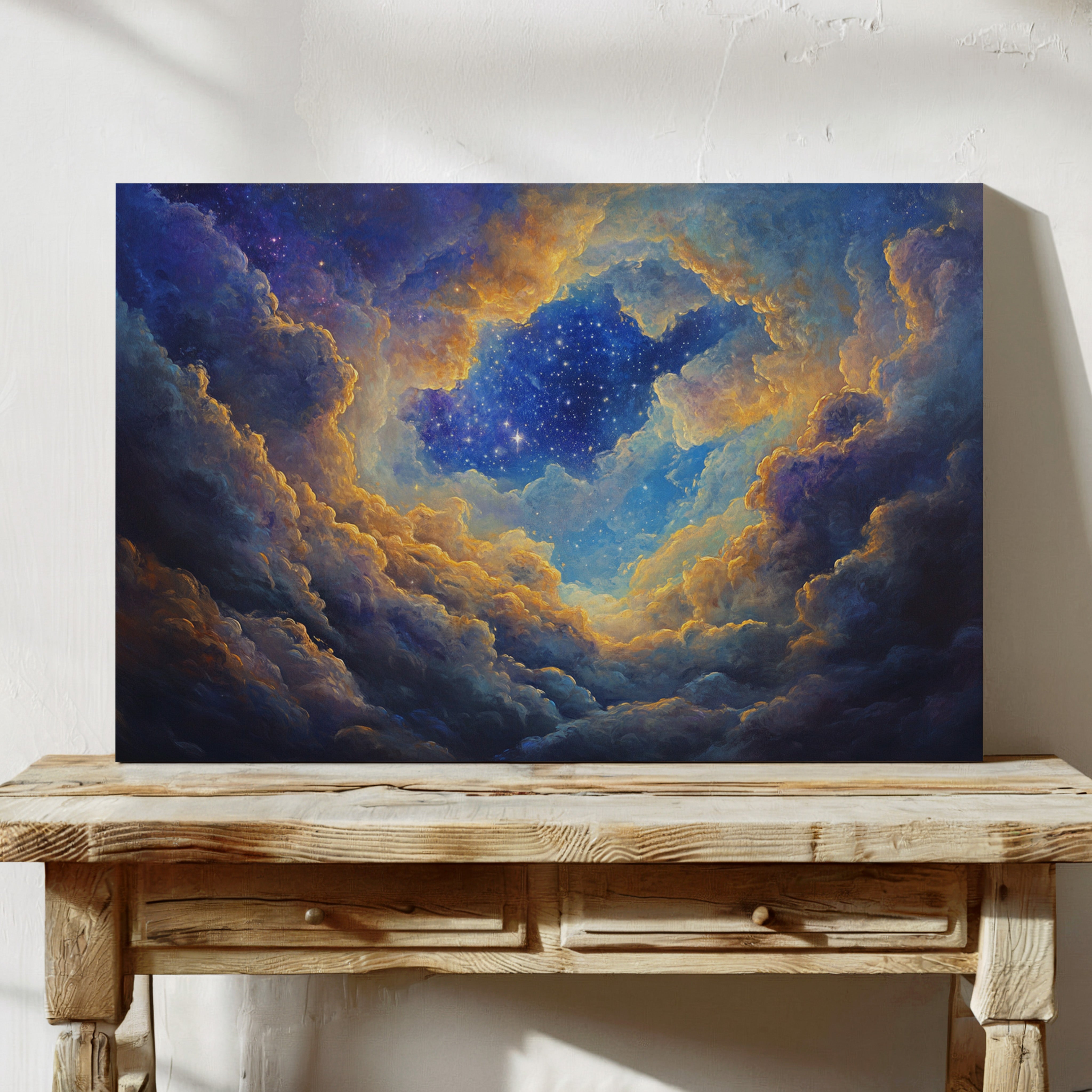 Heaven Opens Its Golden Gates