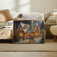 Frosted Gingerbread Glows At Midnight