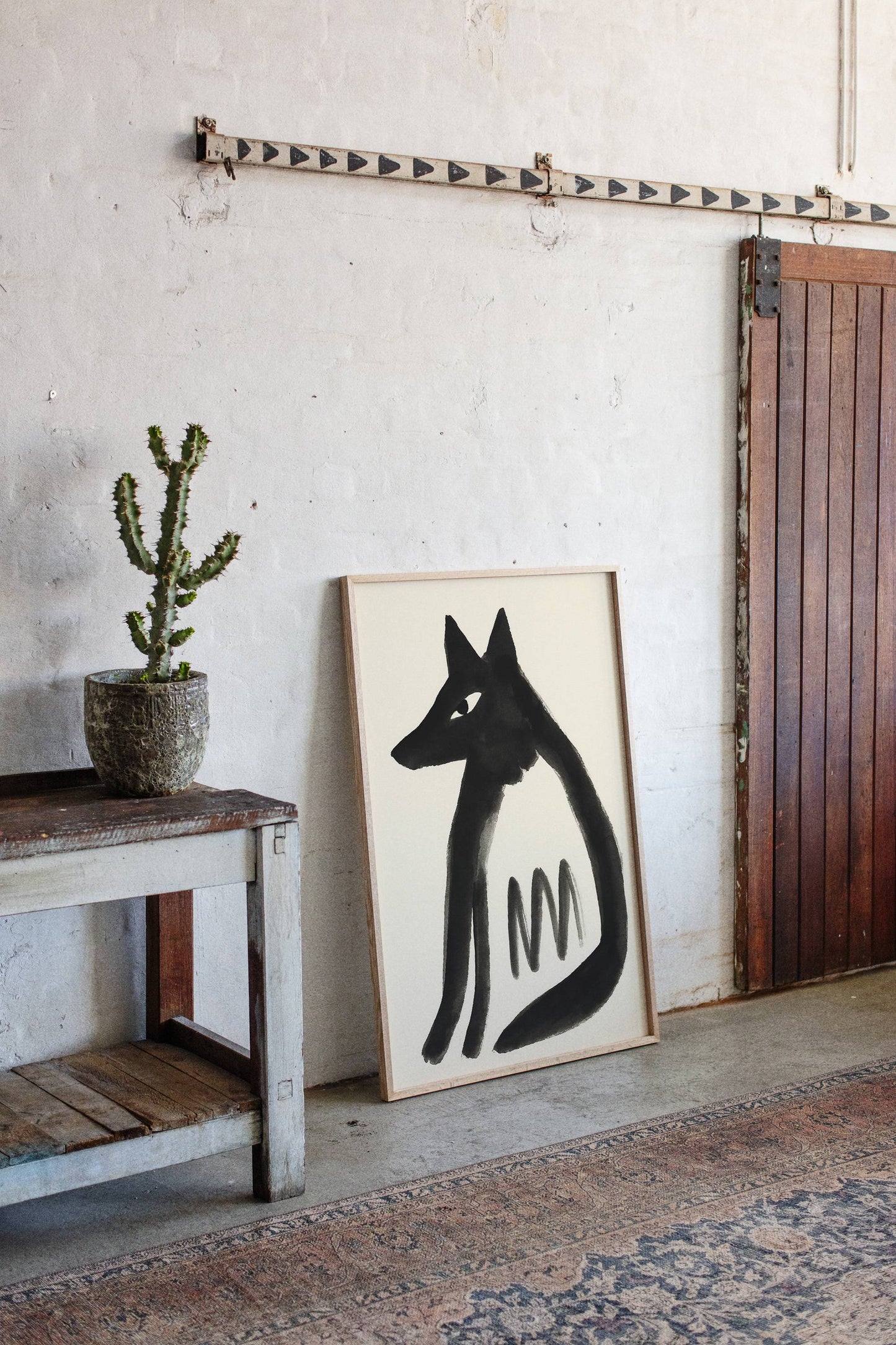 Midnight Fox Speaks Ancient Signs