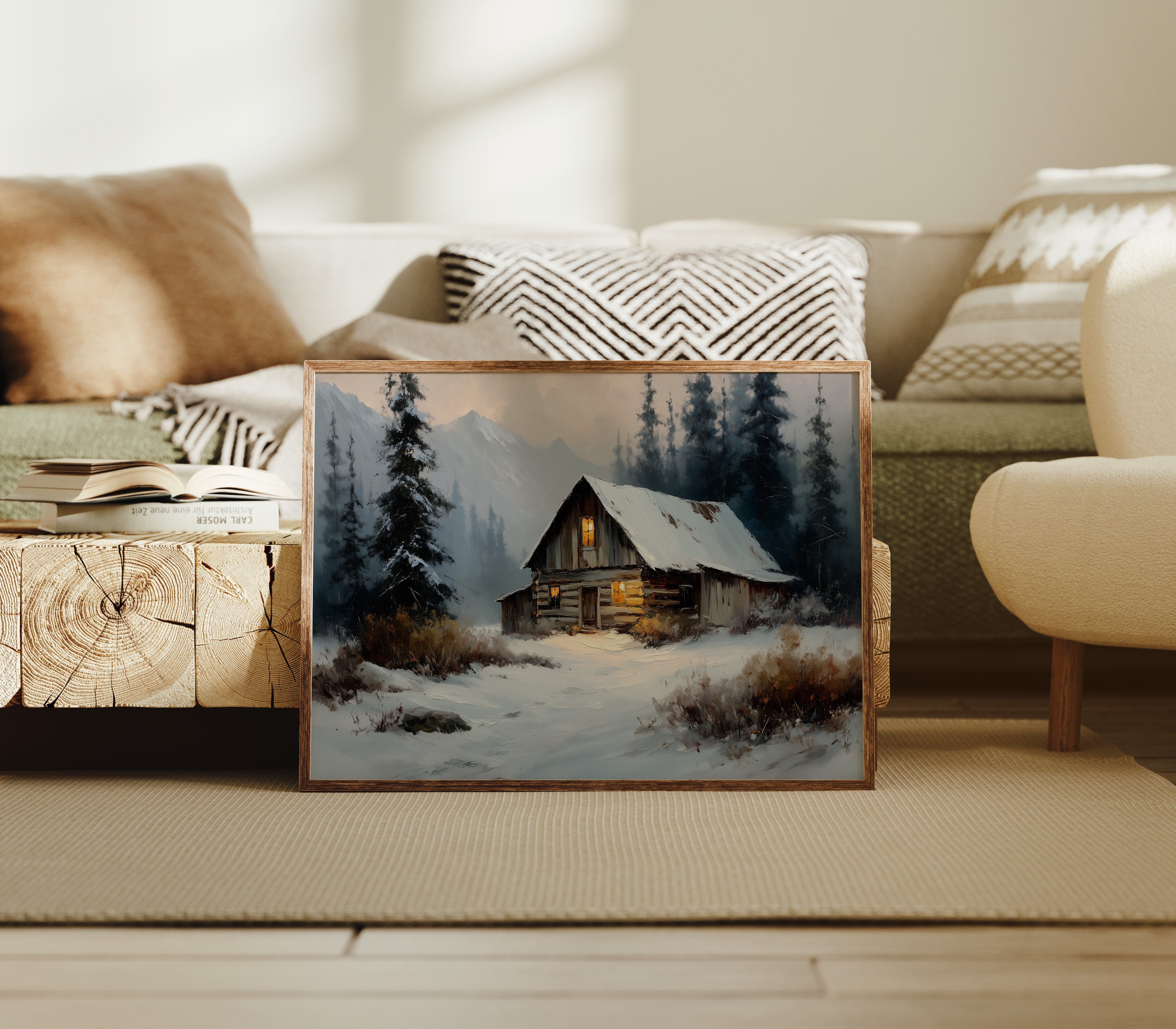 Snow Blankets The Mountain Hideaway