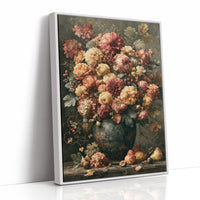Ripened Figs and Roses: A Verdigris Urn Still Life