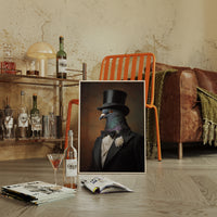 Dapper Feathers and Timeless Elegance