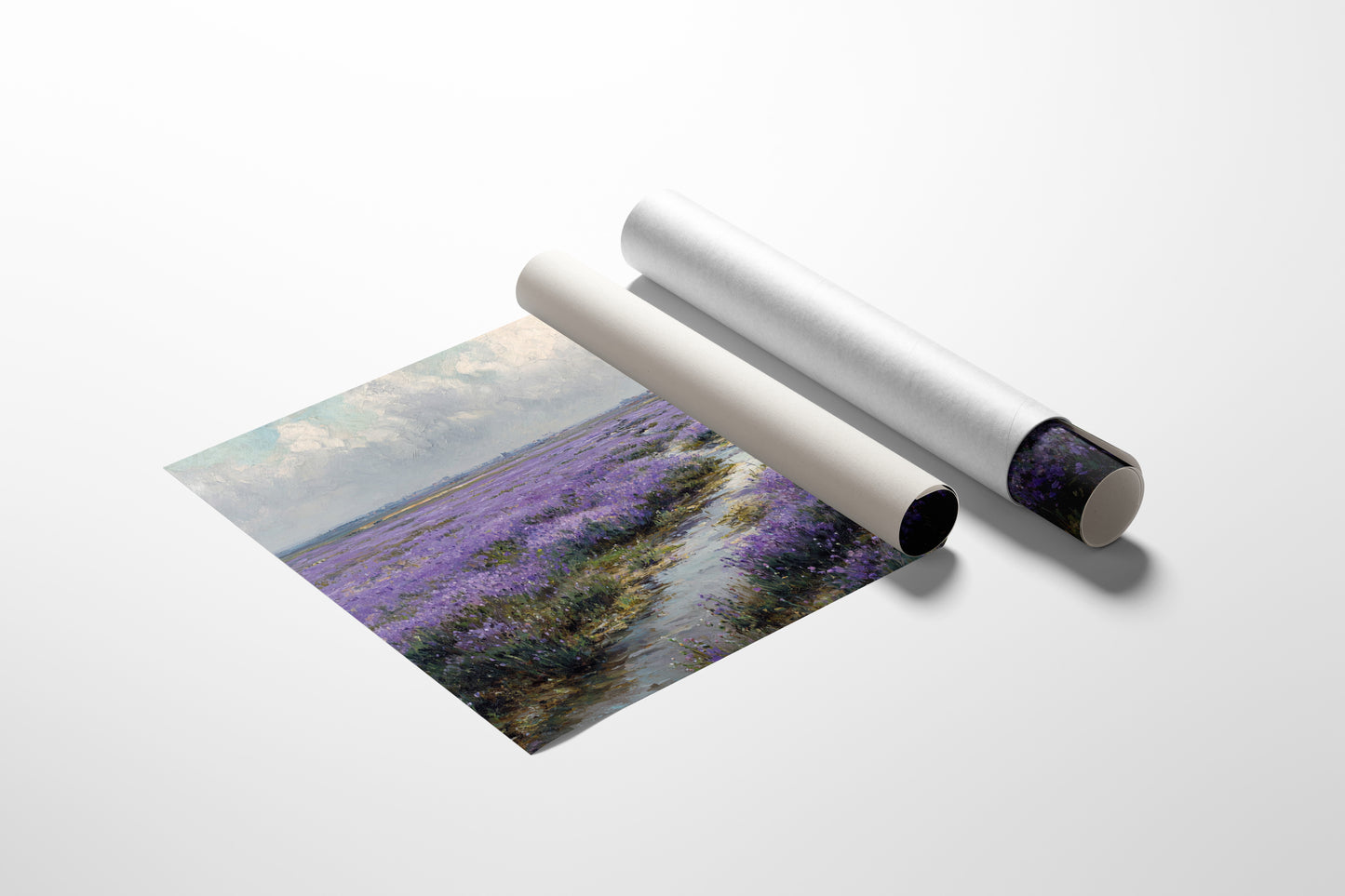Lavender Paths Lead To Windmills